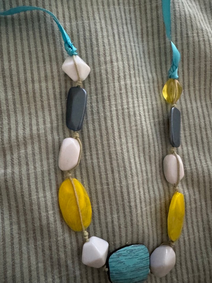 Renkli Boncuklu Uzun Bohem Kolye - Görsel 3