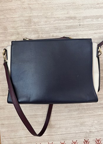 Bordo Deri Çok Gözlü Dikdörtgen Ofis Çantası - Görsel 3