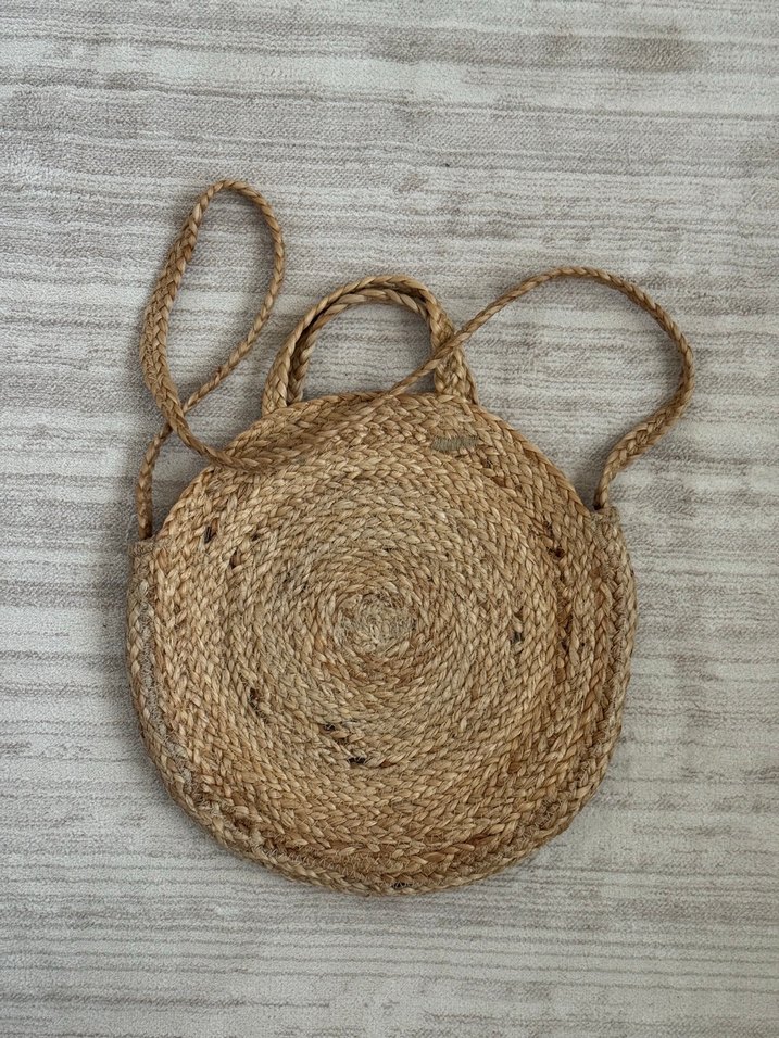 Pull&Bear Yazlık Hasır Çanta - Görsel 3