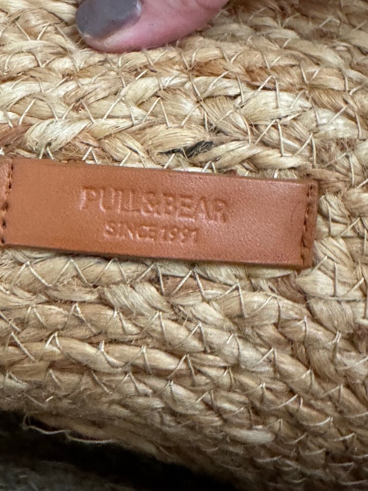 Pull&Bear Yazlık Hasır Çanta - Görsel 4