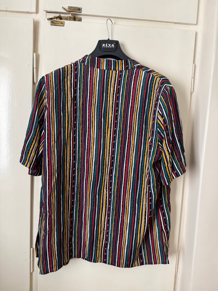 Vintage Bohem Çok Renkli Kadın Gömlek - Görsel 4