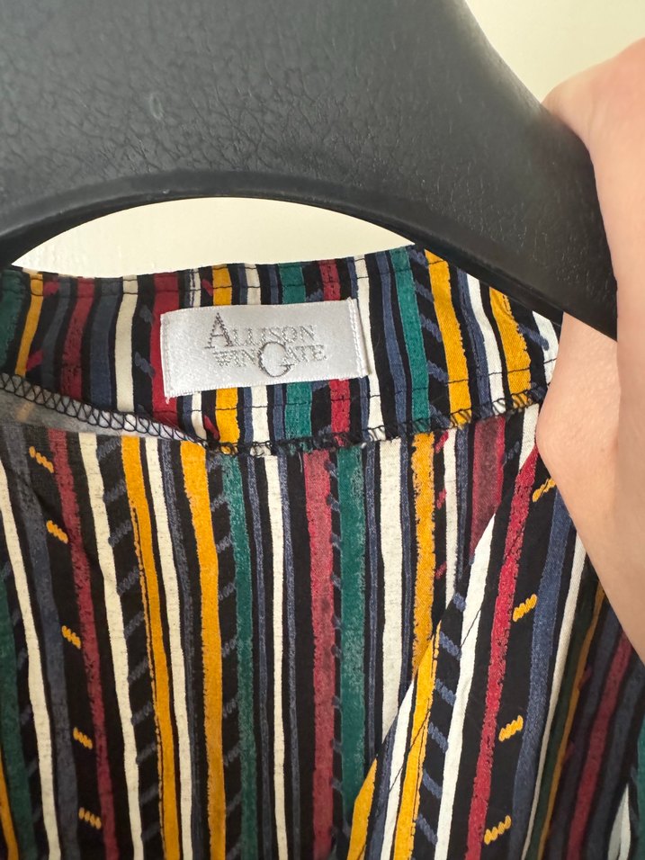 Vintage Bohem Çok Renkli Kadın Gömlek - Görsel 5