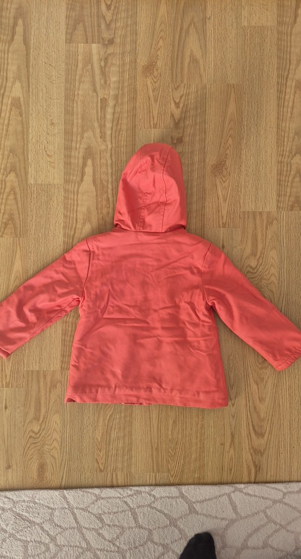 Mango Marka Kız Çocuk Kapüşonlu İçi Kürklü Mont - Görsel 5