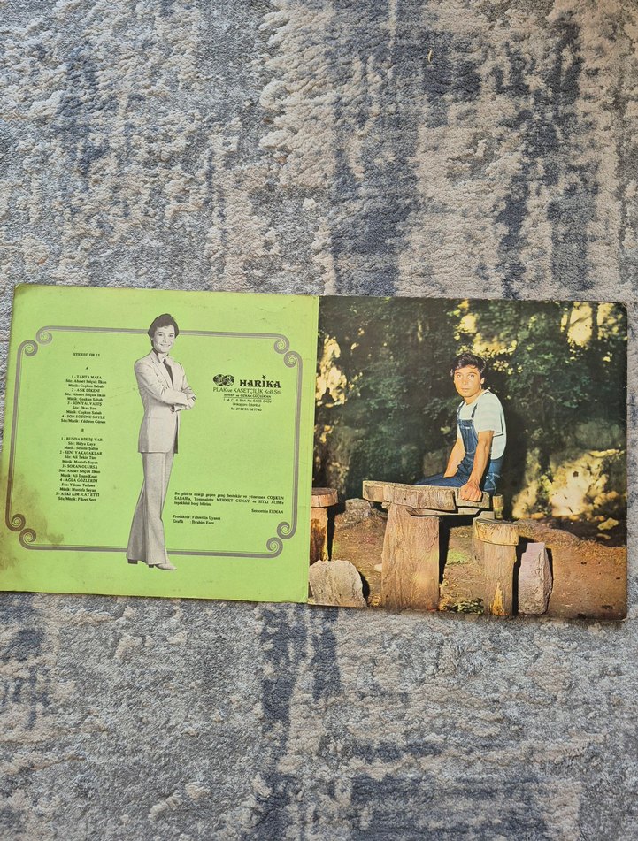 Seracettin Erman - Tahta Masa Plak - Görsel 3