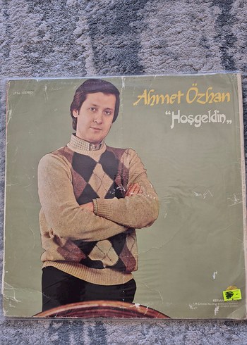 Ahmet Özhan - Hoşgeldin Plak Albüm Kapağı - Görsel 2