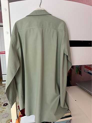s Beden yeşil Renk Mango gömlek ceket