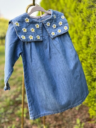 Zara Denim Elbise