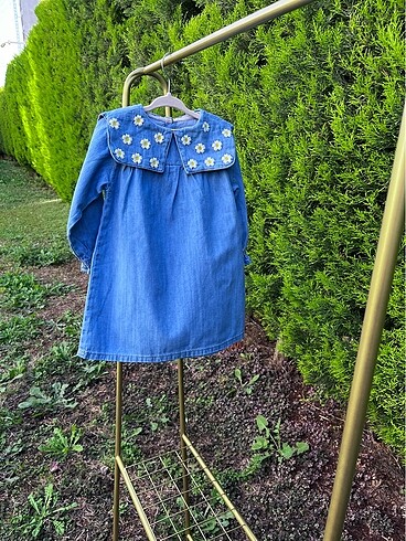 4 Yaş Beden Zara Denim Elbise