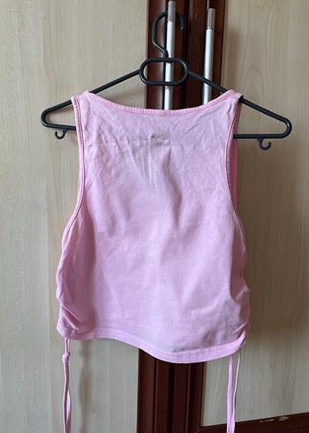 Pembe Halter Yaka Kadın Atlet - Görsel 2