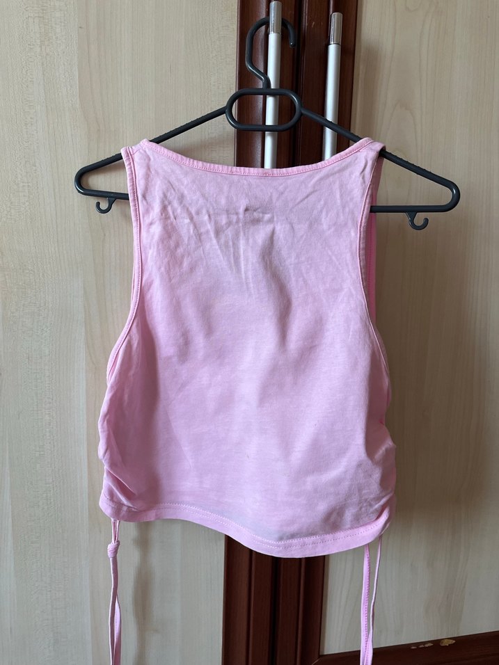 Pembe Halter Yaka Kadın Atlet - Görsel 2