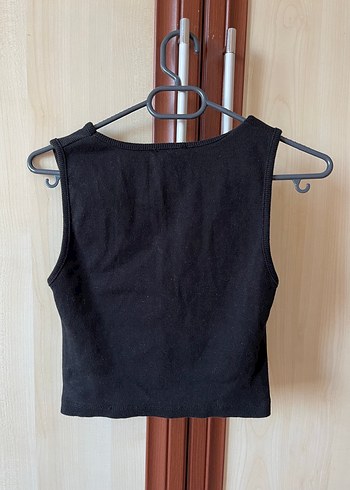 Siyah Crop XHAN marka - Görsel 2