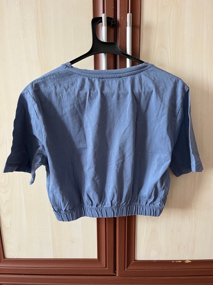 Mavi Baskılı Kısa Kollu Tişört Trendyolmilla - Görsel 3