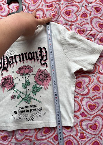 Beyaz  Baskılı Kısa Kollu Tişört - Görsel 4