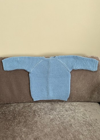 Mavi Bebek Hırkası 1-2 yaş - Görsel 8