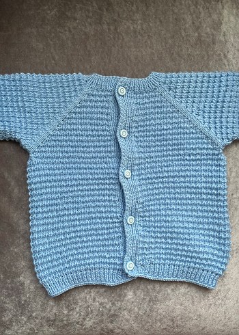 Mavi Bebek Hırkası 1-2 yaş - Görsel 10