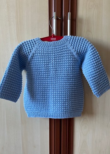 Mavi Bebek Hırkası 1-2 yaş - Görsel 3