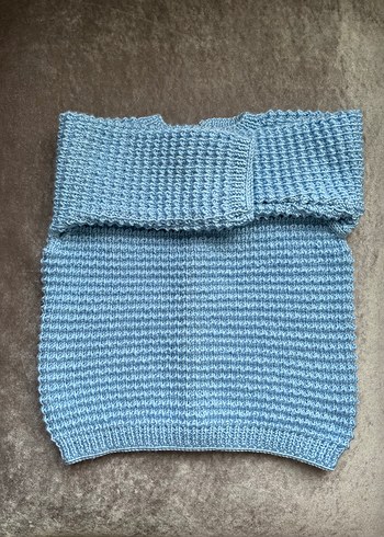 Mavi Bebek Hırkası 1-2 yaş - Görsel 9