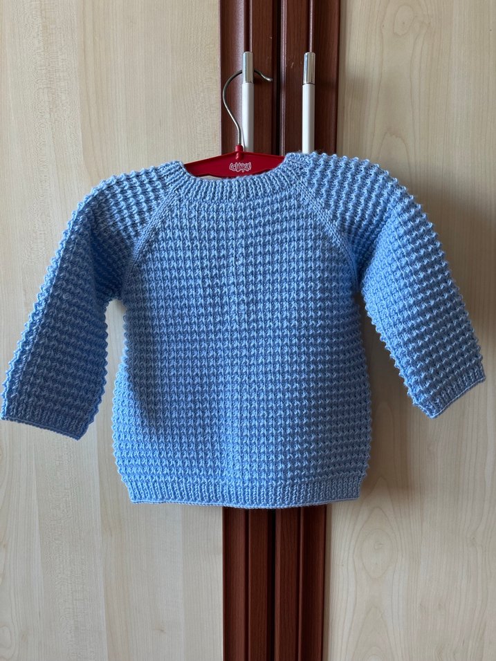 Mavi Bebek Hırkası 1-2 yaş - Görsel 3