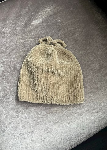 Çocuk Örgü Kadife Hırka ve Şapka Seti Sıfır - Görsel 8