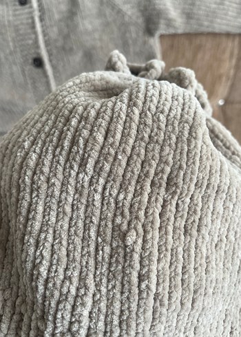 Çocuk Örgü Kadife Hırka ve Şapka Seti Sıfır - Görsel 18