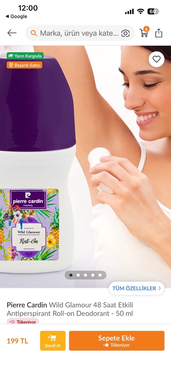 Pierre Carc Wild Glamour Roll-On Deodorant - Görsel 3