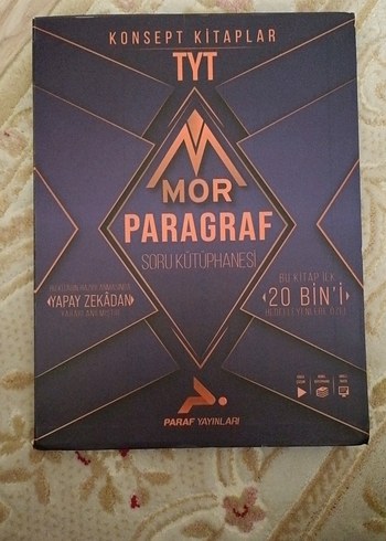 TYT Mor Paragraf Soru Kütüphanesi Paraf
