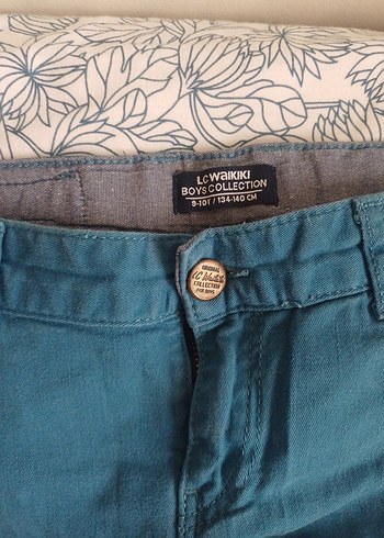 8 Yaş Beden Erkek Çocuk Mavi Denim Pantolon