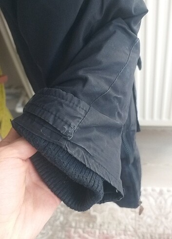 Kayra Kaz Tüyü Parka Kaban Mont - Lacivert - Görsel 6