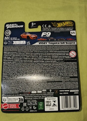 2021 Toyota GR Supra hotwheels