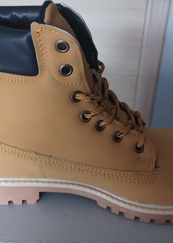 Bağcıklı Erkek Süet Kahverengi Bot - Görsel 5