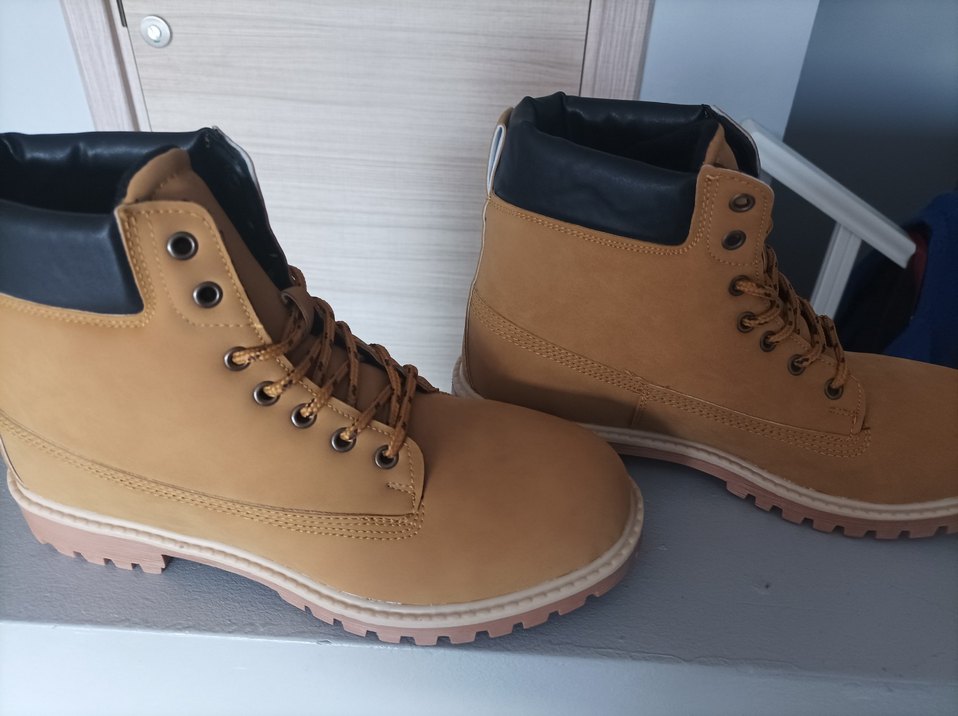 Bağcıklı Erkek Süet Kahverengi Bot - Görsel 2