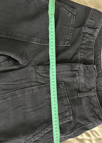 Diğer Siyah Bel Detaylı Hamile Kot Pantolon