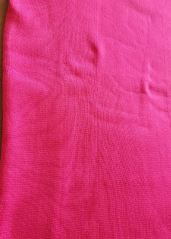 Koton Pembe Yüksek Yakalı Kısa Kollu bluz