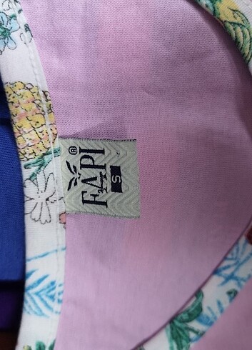 s Beden Fapi Kadın Kısa Kollu Kapri Pijama Takımı