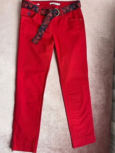 Us Polo Kırmızı Pantolon