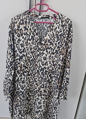 Defacto Leopar Desenli Bluz/Tunik