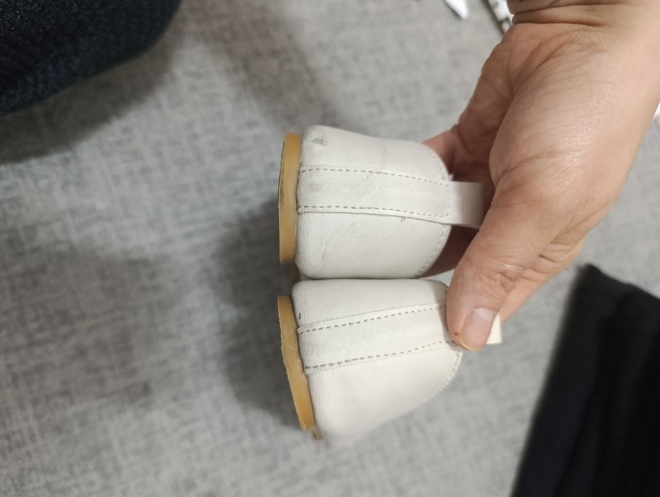 Kız Çocuk Beyaz Fiyonk Detaylı Babet - Görsel 3