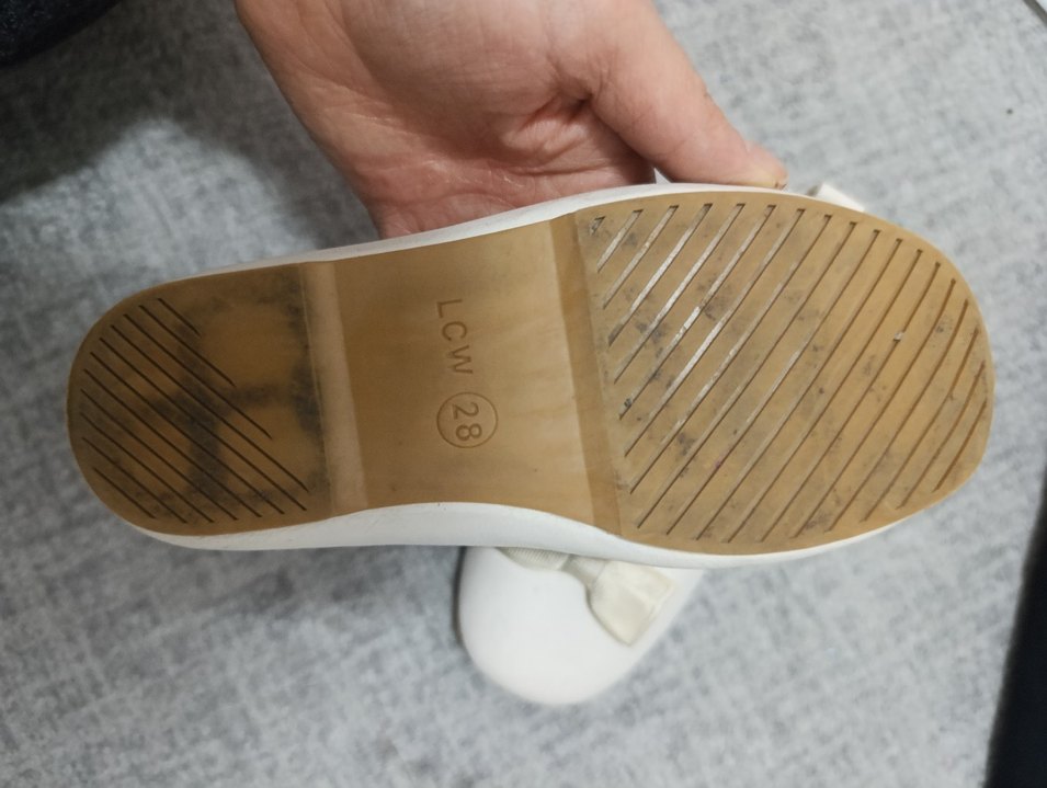 Kız Çocuk Beyaz Fiyonk Detaylı Babet - Görsel 2