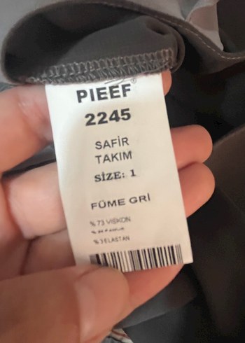 xl Beden Gri Uzun Kollu Salaş Tunik