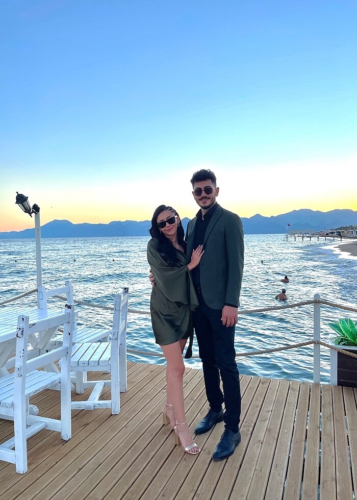 Kısa Tek Kol Abiye - Görsel 4