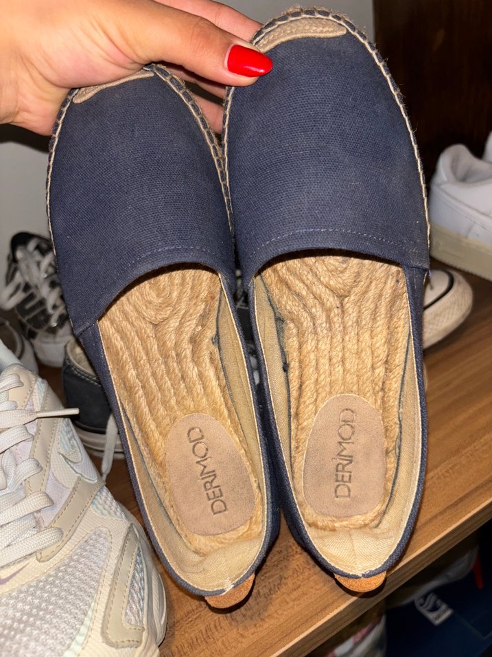 Derimod Espadril Dolgu Topuklu Cırtlı - Görsel 2