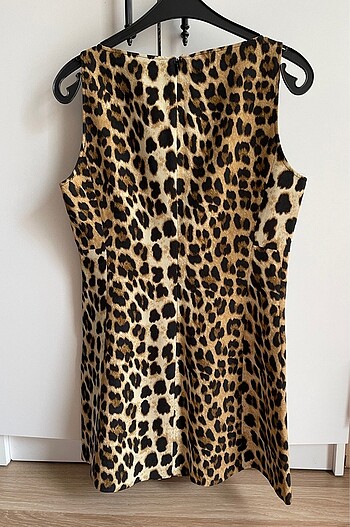 m Beden Zara leopar elbise