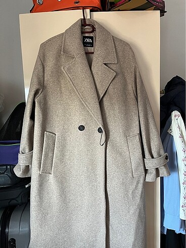 xl Beden camel Renk Sıfır Etiketli Zara Kaban