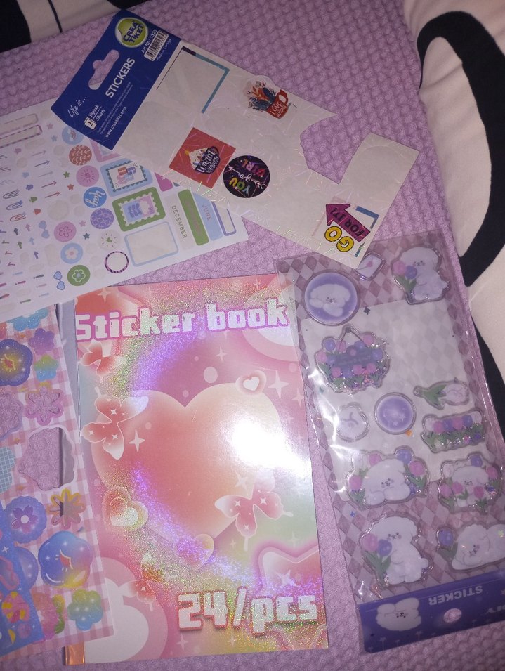 Kpop eşyaları sticker hediye paketi not kağıdı photocard pc - Görsel 3