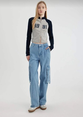 Yarışcı ceket body crop defacto - Görsel 2