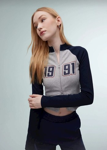 Yarışcı ceket body crop defacto - Görsel 3