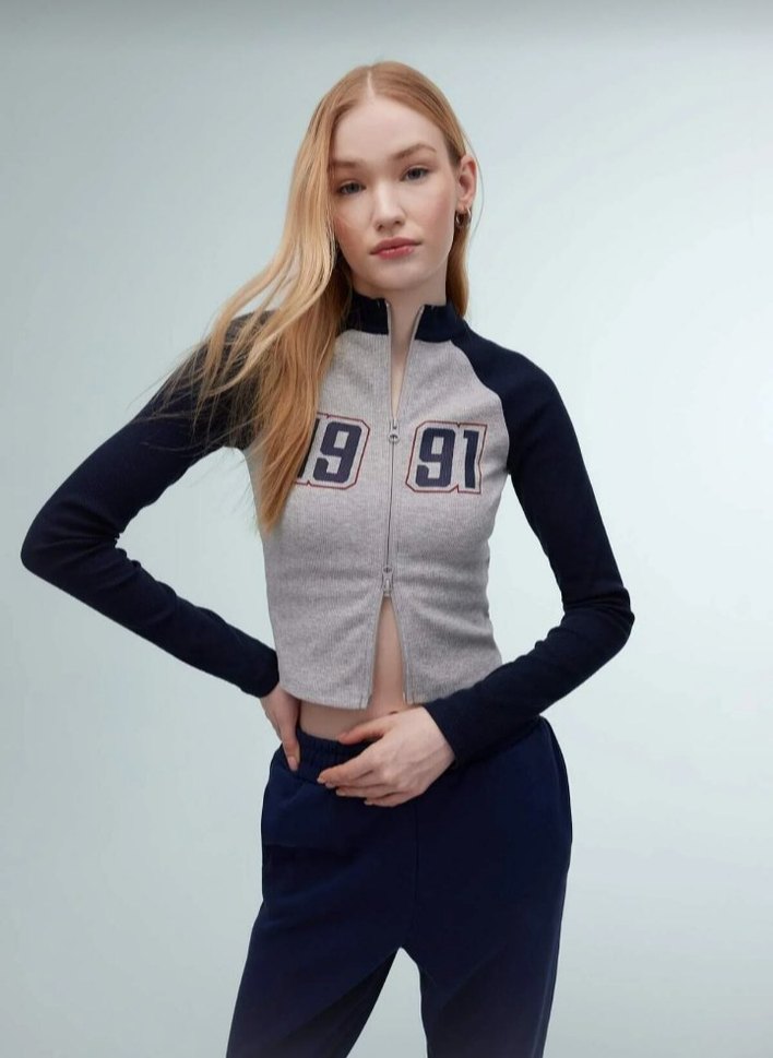 Yarışcı ceket body crop defacto - Görsel 4