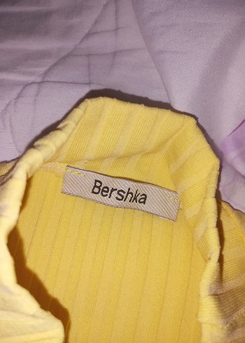 Sarı Dekolteli Crop Kazak - Görsel 2