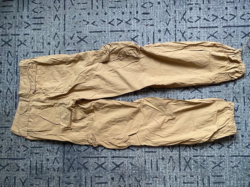 Bej Renk Paraşüt Kargo Pantolon - Görsel 4