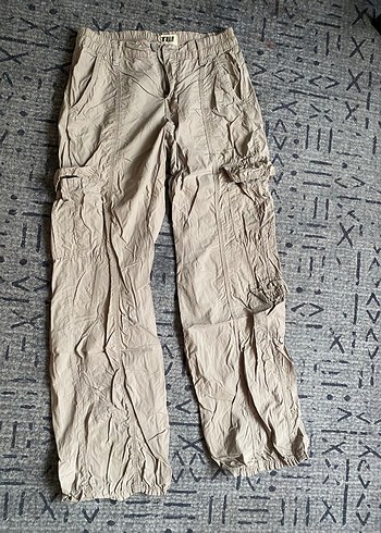 Gri Paraşüt Kargo Pantolon - Görsel 2